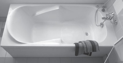 Акриловая ванна Kolo Diuna XWP3160 160х70х42, 155 л, с ножками - фото